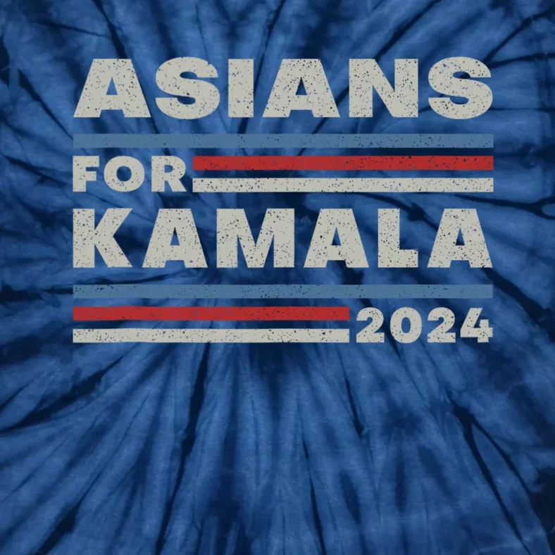 Asians For Harris 2024 Kamala Harris For President Tie-Dye T-Shirt