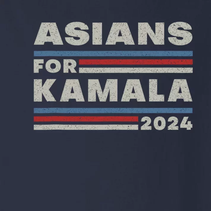 Asians For Harris 2024 Kamala Harris For President Toddler Long Sleeve Shirt