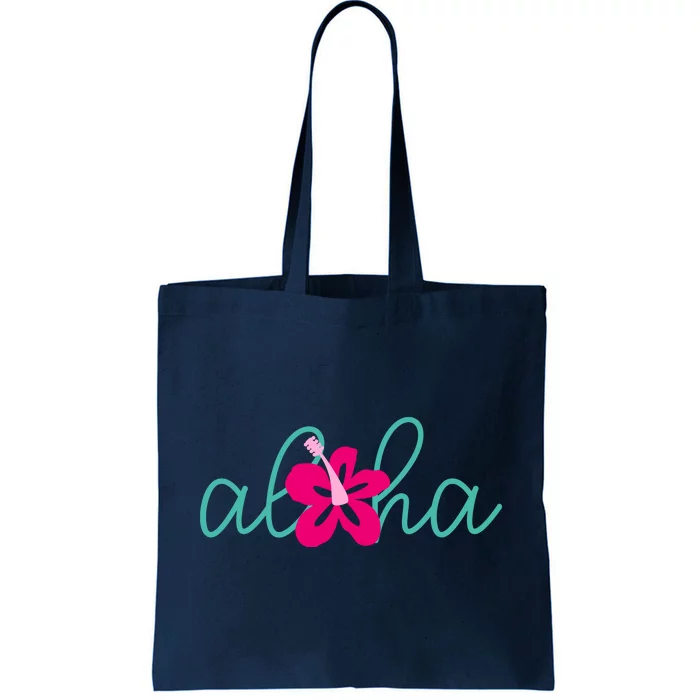 Aloha Floral Hawaii Tropical Tote Bag