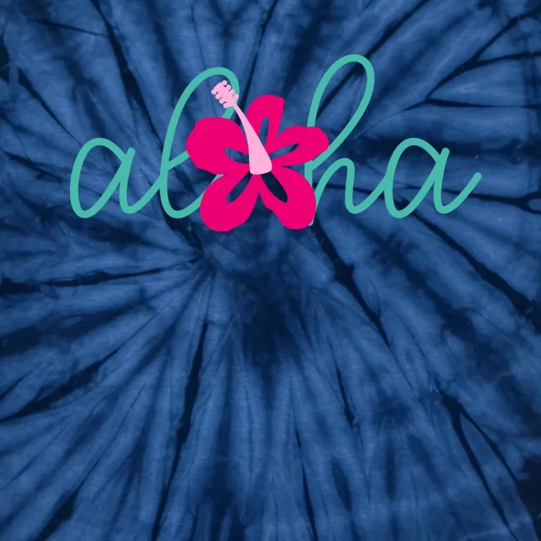 Aloha Floral Hawaii Tropical Tie-Dye T-Shirt