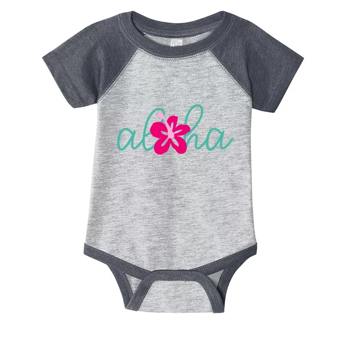 Aloha Floral Hawaii Tropical Infant Baby Jersey Bodysuit