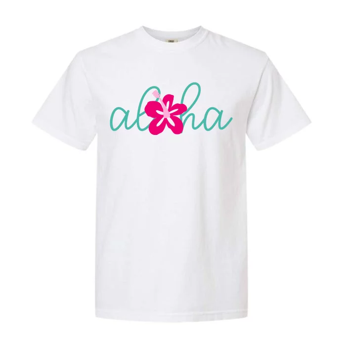 Aloha Floral Hawaii Tropical Garment-Dyed Heavyweight T-Shirt