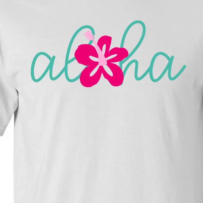 Aloha Floral Hawaii Tropical Tall T-Shirt