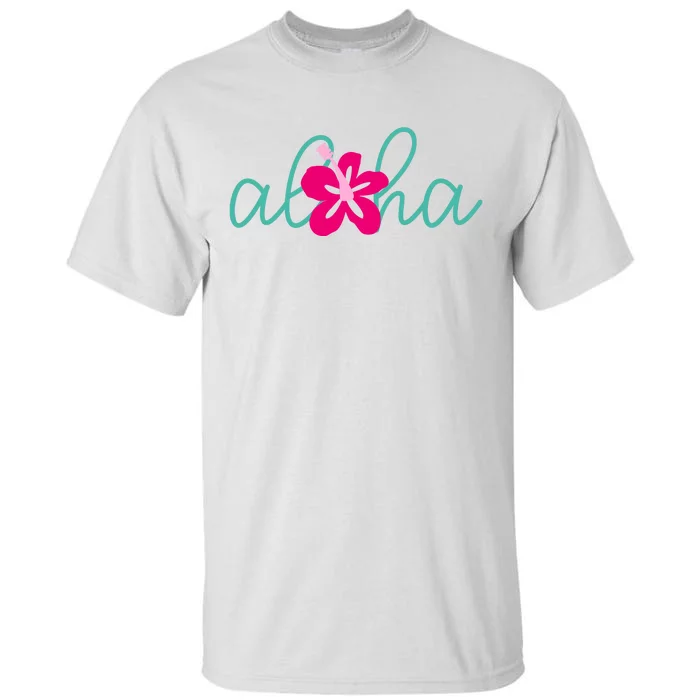 Aloha Floral Hawaii Tropical Tall T-Shirt