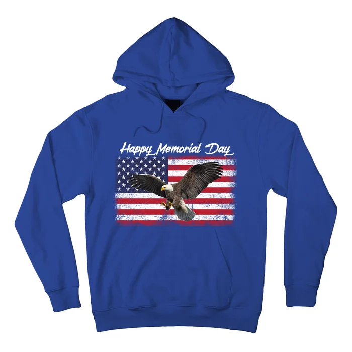 American Flags Happy Memorial Day Gift Hoodie