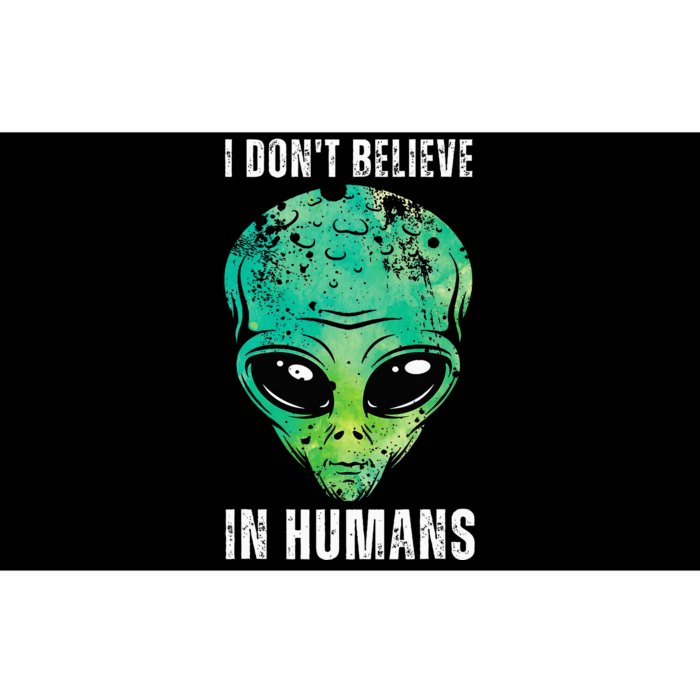 Alien Face Halloween Costume Green Turquoise Bumper Sticker