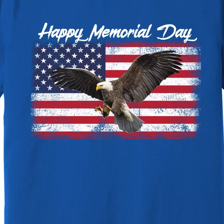 American Flags Happy Memorial Day Meaningful Gift Premium T-Shirt