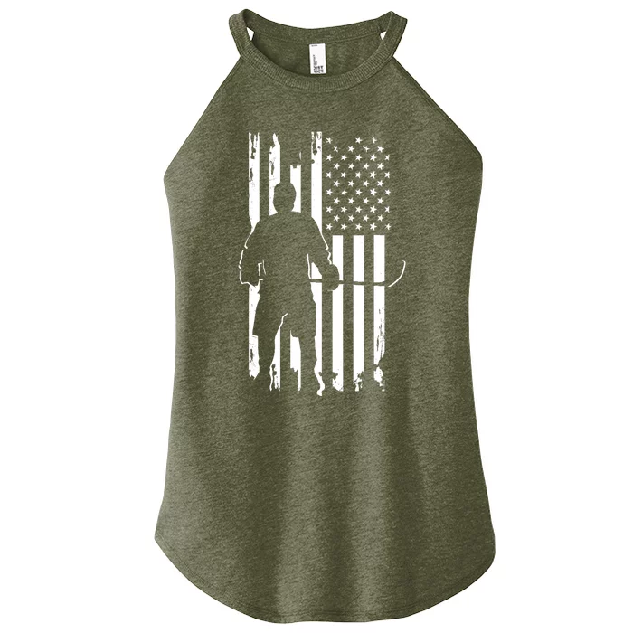 American Flag Hockey - Hockey Women’s Perfect Tri Rocker Tank