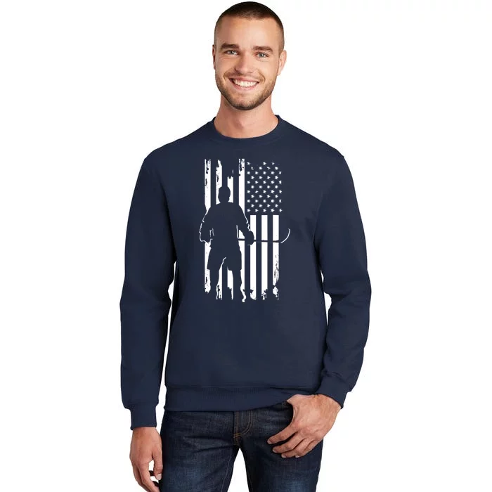 American Flag Hockey - Hockey Sweatshirt