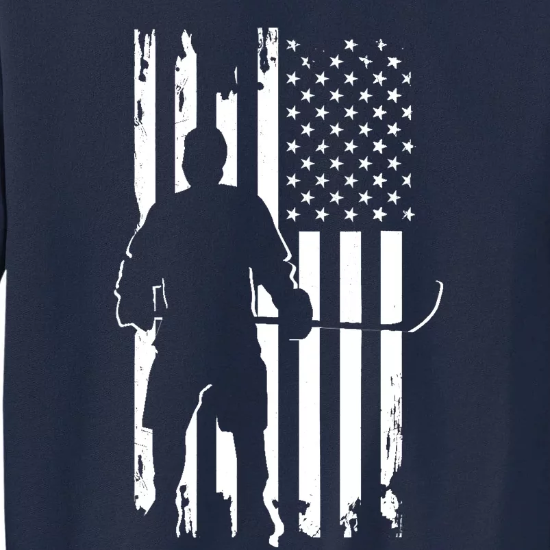 American Flag Hockey - Hockey Tall Sweatshirt