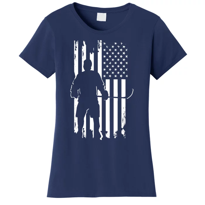 American Flag Hockey - Hockey Women's T-Shirt