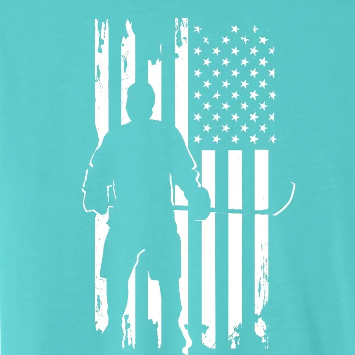 American Flag Hockey - Hockey ChromaSoft Performance T-Shirt