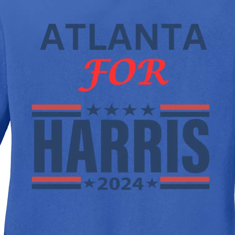 Atlanta For Harris Meaningful Gift Ladies Long Sleeve Shirt