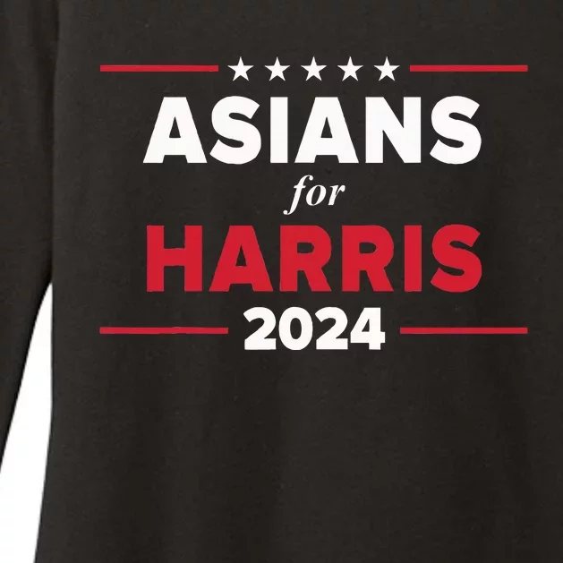 Asians For Harris 2024 Kamala Harris For President Womens CVC Long Sleeve Shirt