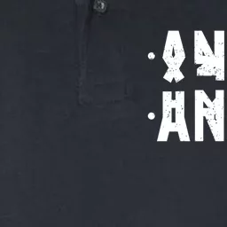 Anal Funny Hidden Message Anal? Distressed Softstyle Adult Sport Polo