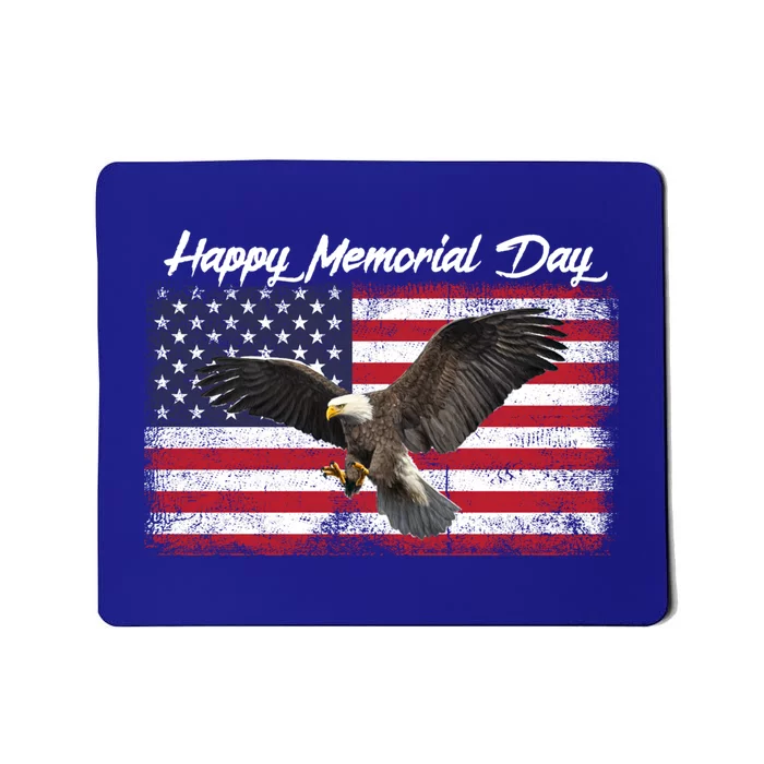 American Flags Happy Memorial Day Gift Mousepad