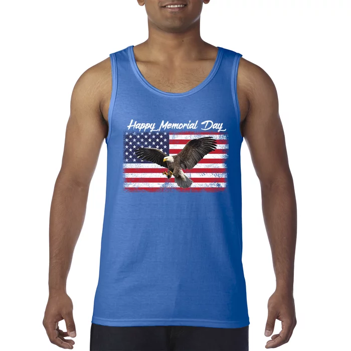 American Flags Happy Memorial Day Gift Tank Top