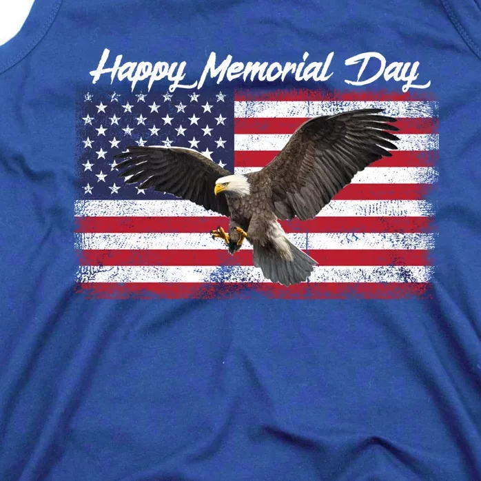 American Flags Happy Memorial Day Gift Tank Top