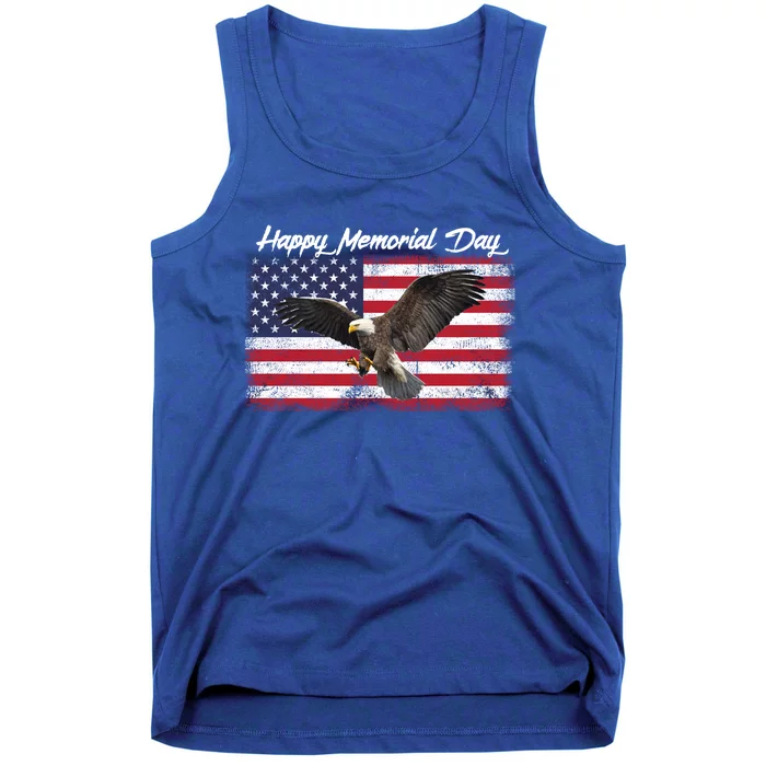 American Flags Happy Memorial Day Gift Tank Top