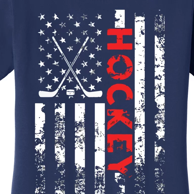 American Flag Hockey Apparel Hockey Women's T-Shirt