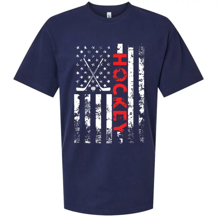 American Flag Hockey Apparel Hockey Sueded Cloud Jersey T-Shirt