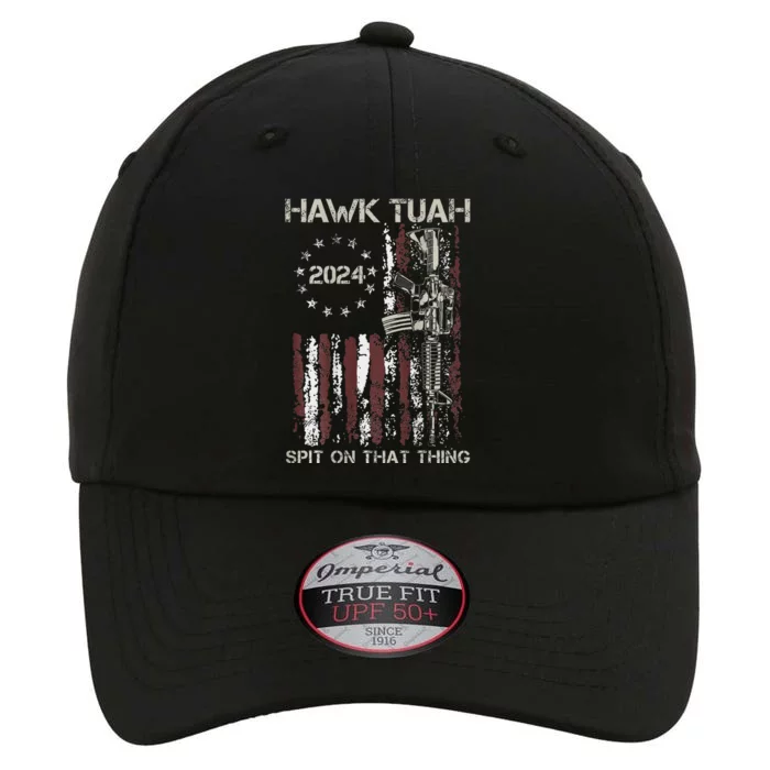 American Flag Hawk Tuah 24 Spit On That Thang The Original Performance Cap