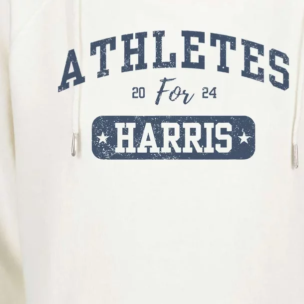 Athletes For Harris 2024 Kamala Harris Walz Waltz 2024 Womens Funnel Neck Pullover Hood