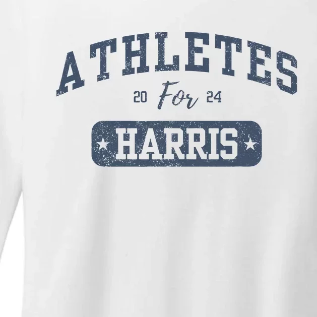 Athletes For Harris 2024 Kamala Harris Walz Waltz 2024 Womens CVC Long Sleeve Shirt