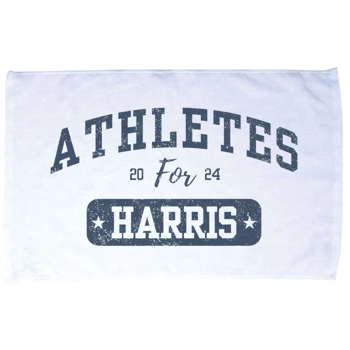 Athletes For Harris 2024 Kamala Harris Walz Waltz 2024 Microfiber Hand Towel