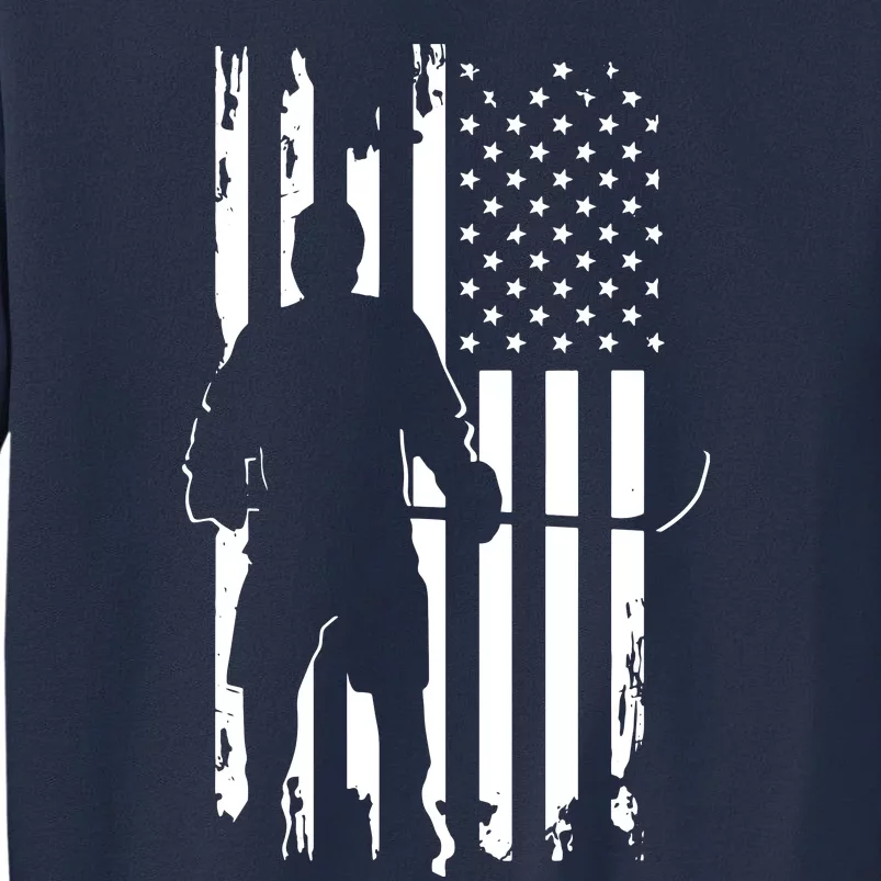 American Flag Hockey USA Patriotic Gift Sweatshirt