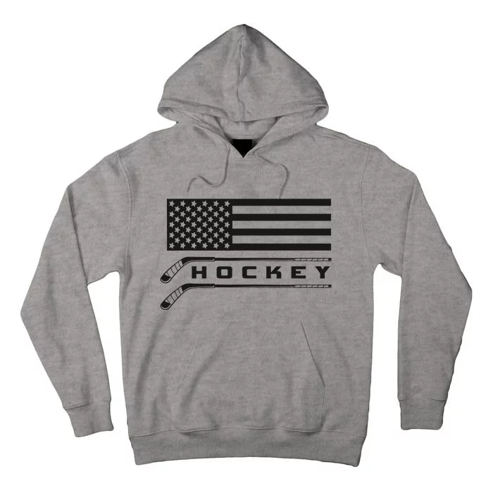 American Flag Hockey Apparel Hockey Tall Hoodie