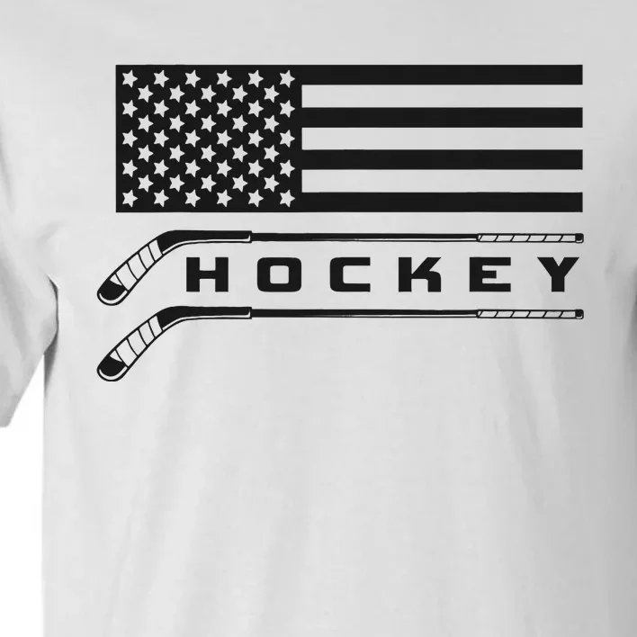 American Flag Hockey Apparel Hockey Tall T-Shirt