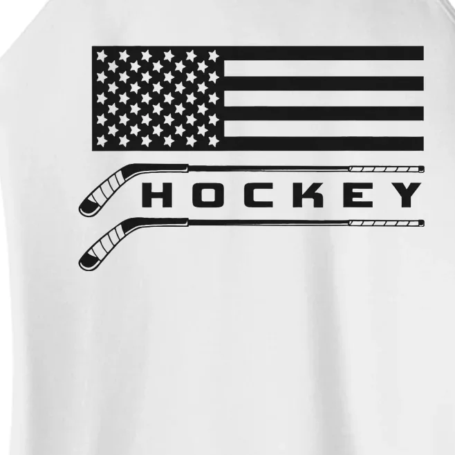 American Flag Hockey Apparel Hockey Women’s Perfect Tri Rocker Tank