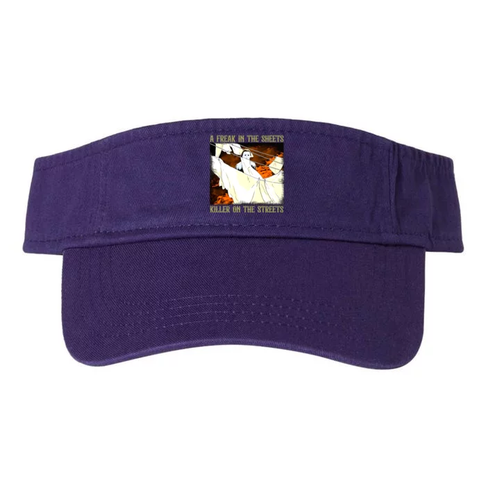 A Freak In The Sheets Killer On The Streets Michael Halloween Valucap Bio-Washed Visor