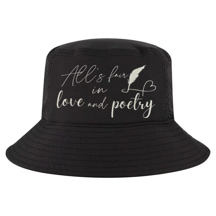 AllS Fair In Love & Poetry Funny Valentines Day Cool Comfort Performance Bucket Hat