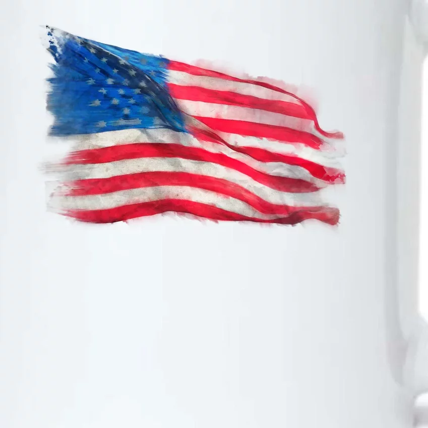 American Flag Independence Day Black Color Changing Mug