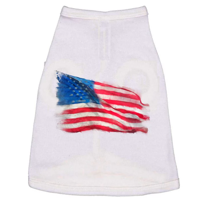 American Flag Independence Day Doggie Tank