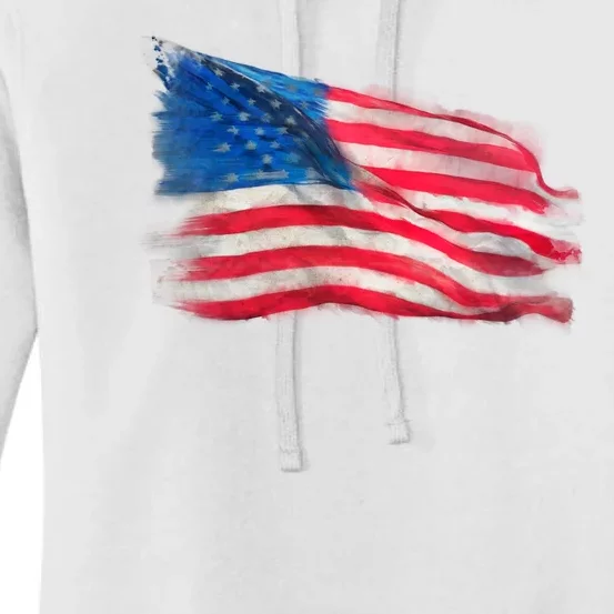 American Flag Independence Day Women's Pullover Hoodie