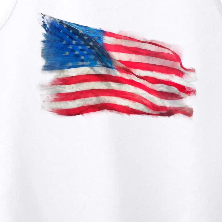 American Flag Independence Day Performance Tank