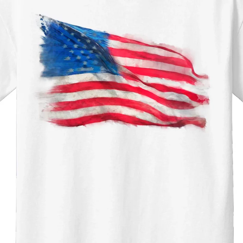 American Flag Independence Day Kids T-Shirt