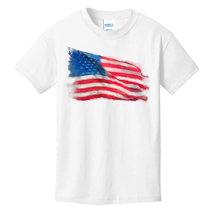 American Flag Independence Day Kids T-Shirt