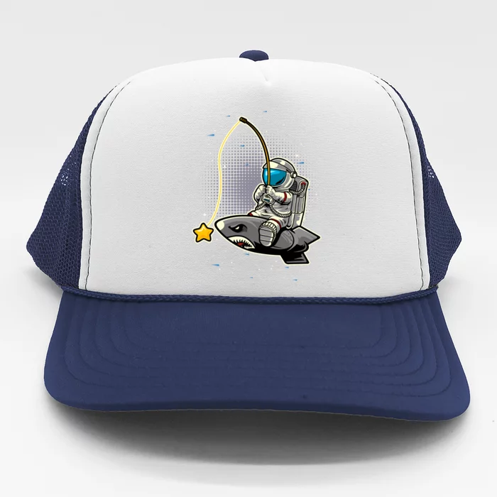 Astronaut Fishing In The Space Trucker Hat