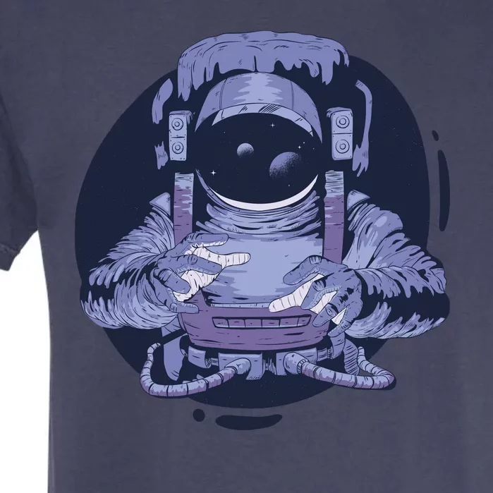 Astronaut Floating In Space Garment-Dyed Heavyweight T-Shirt