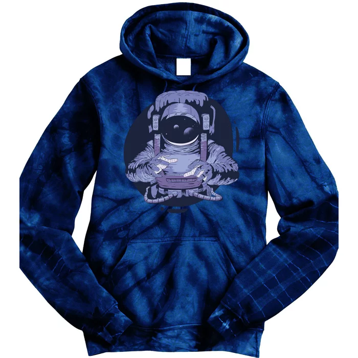 Astronaut Floating In Space Tie Dye Hoodie