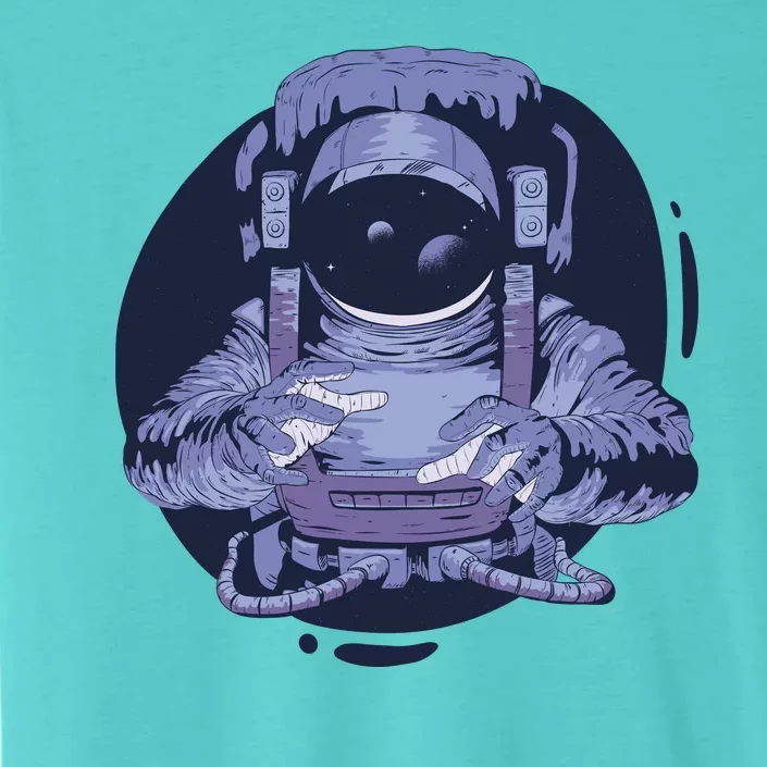 Astronaut Floating In Space ChromaSoft Performance T-Shirt