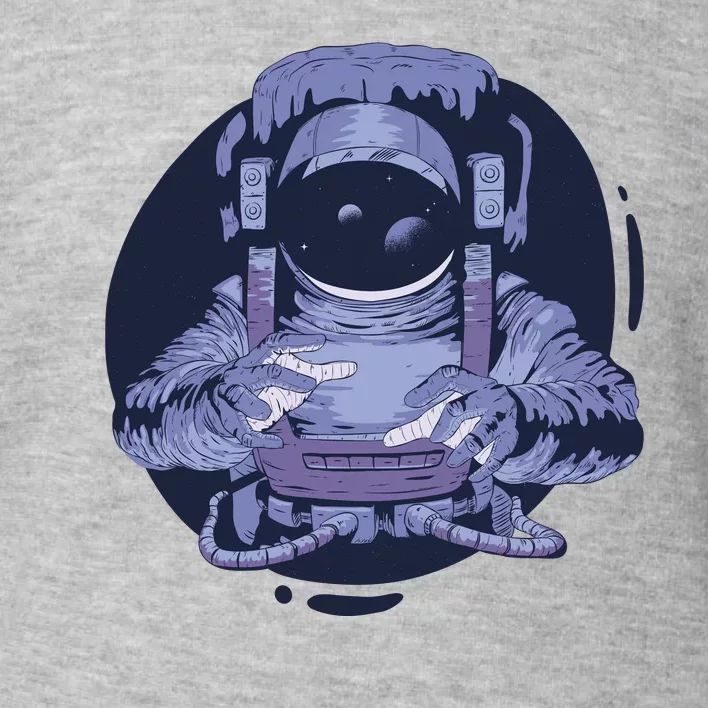 Astronaut Floating In Space Toddler Sweatshirt