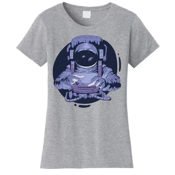 Astronaut Floating In Space Women's T-Shirt