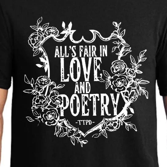 AllS Fair In Love And Poetry The Tortured Poets Pajama Set