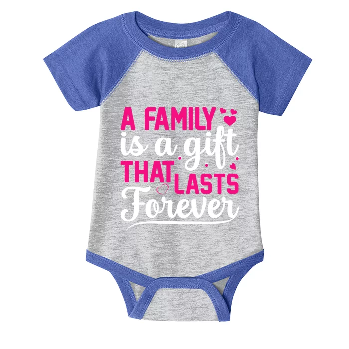 A Family Is A That Last Forever Great Gift Sister Sibling Gift Infant Baby Jersey Bodysuit