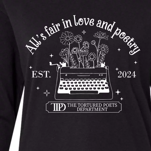 Alls Fair In Love Poetry The Tortured Funny Poets Department Womens Cotton Relaxed Long Sleeve T-Shirt